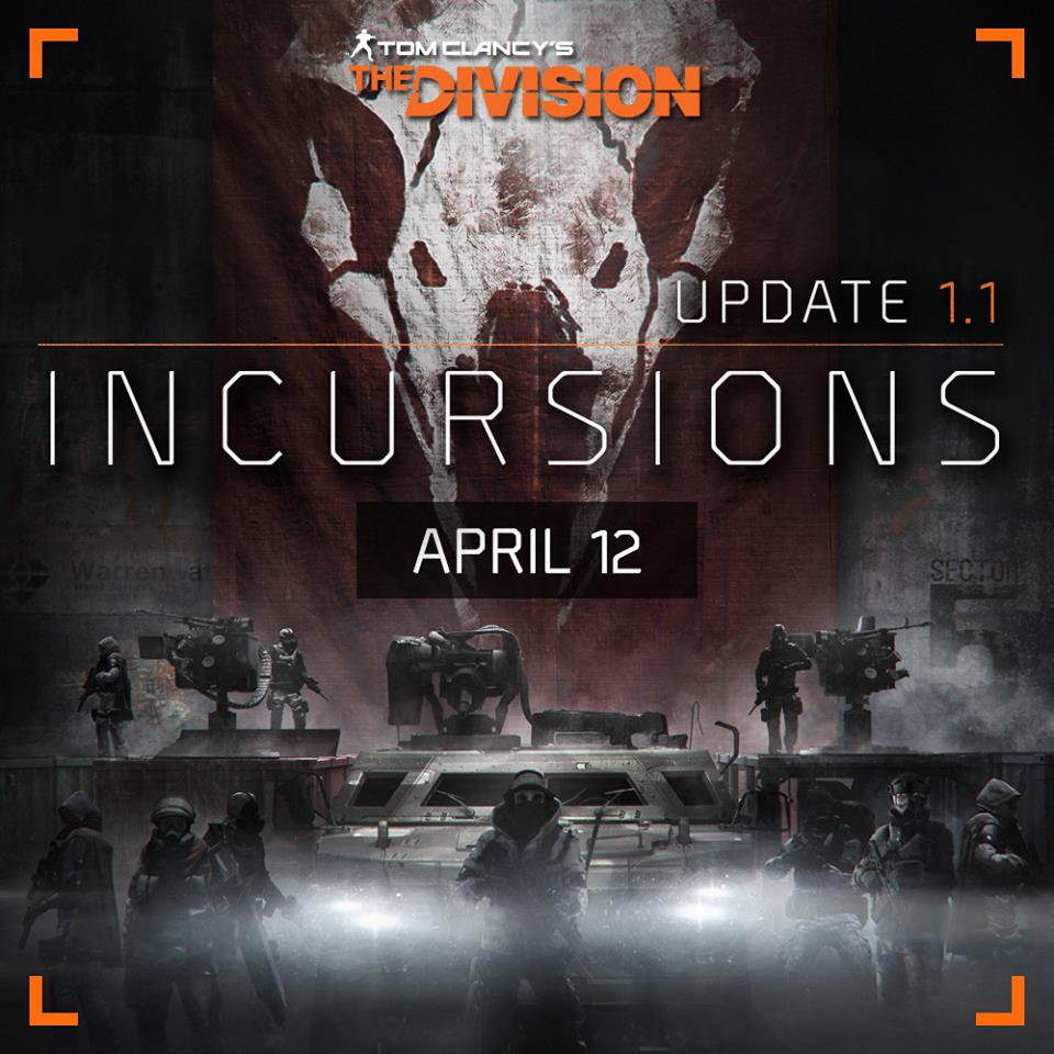 THE DIVISIONS UPDATE: INCURSIONS