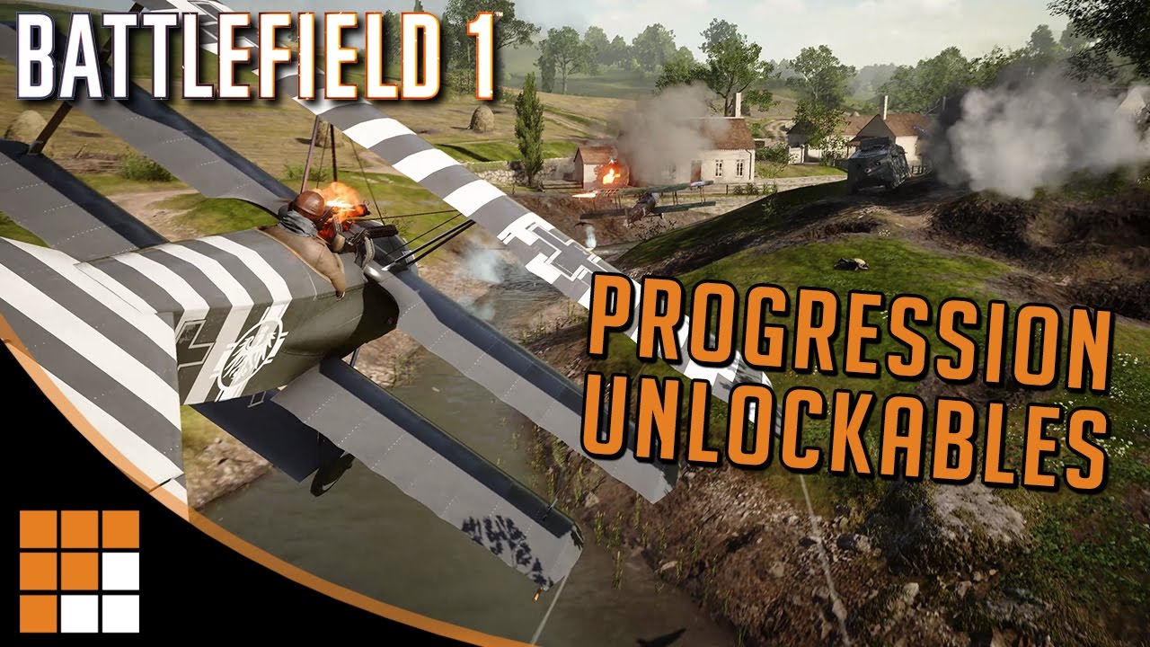 New progression unlockables in BF1