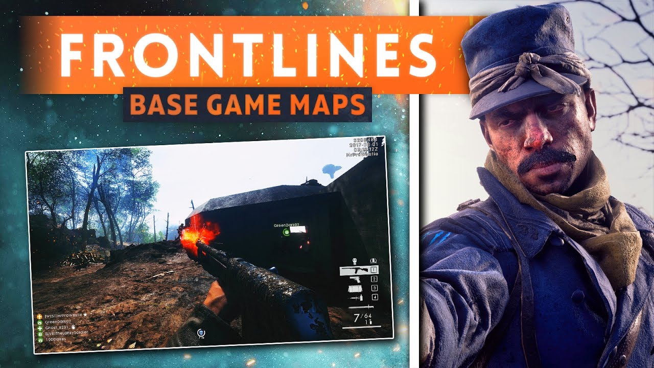 BF1:FRONTLINES GAME MODE COMING TO BASE GAME MAPS!