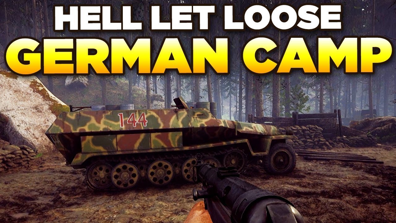 GERMAN CAMP – FIRST LOOK | HELL LET LOOSE – HÃ¼rtgen Forest + Full Map Walkthrough