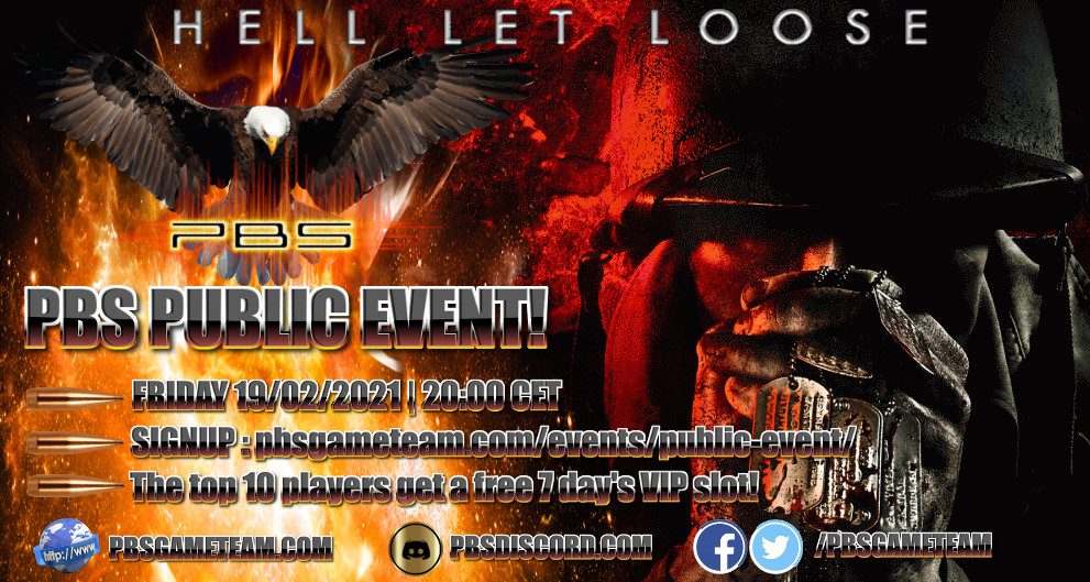 SIGNUP FOR THE PBS PUBLIC EVENT on 19/2/2021!