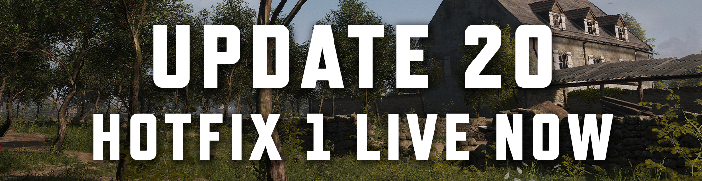 HLL Update 20 | Hotfix 1 Live Now
