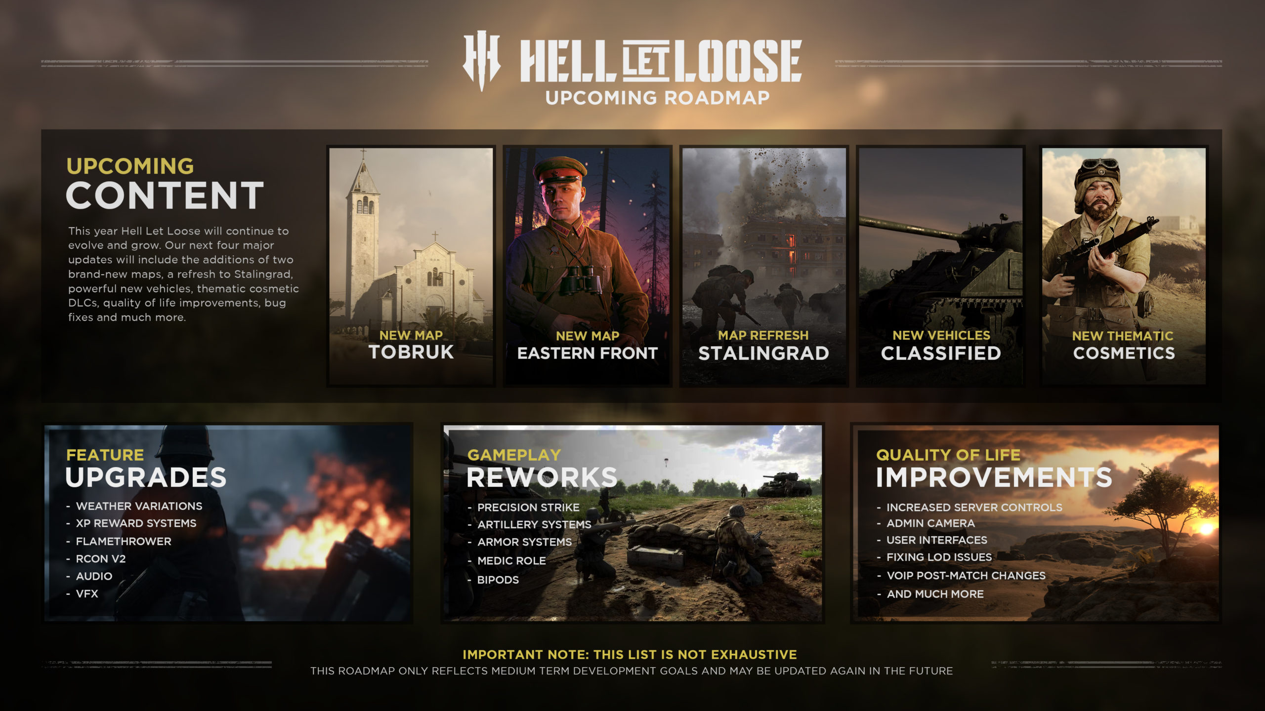 Announcing the upcoming roadmap for Hell Let Loose