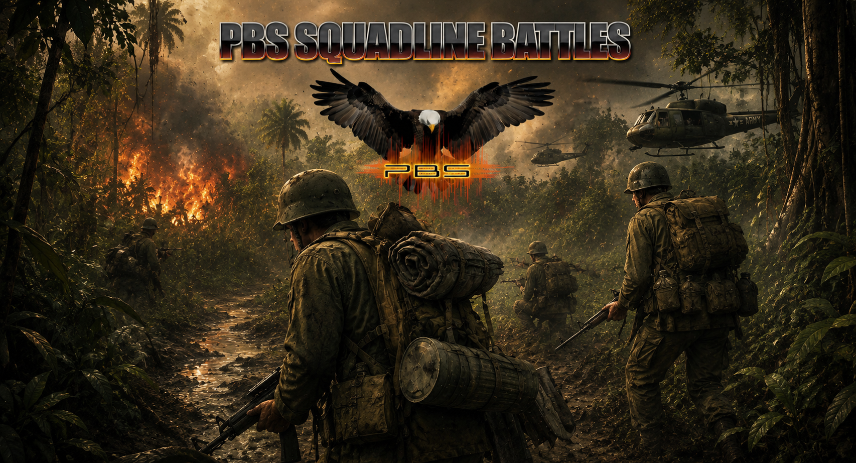 SQUAD LINE BATTLE VIETNAM