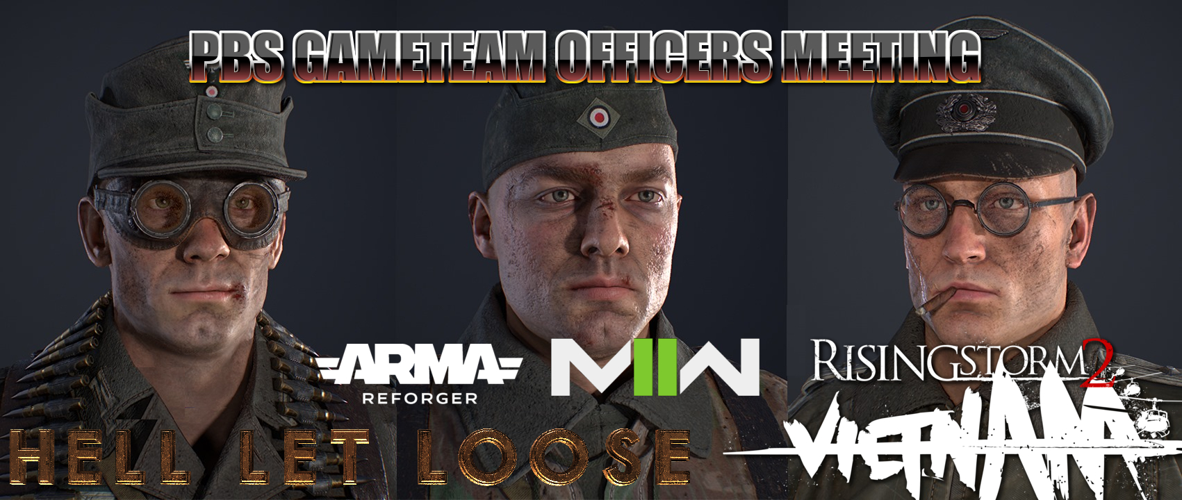 Admins meeting HLL-RS2-ARMA-MW2