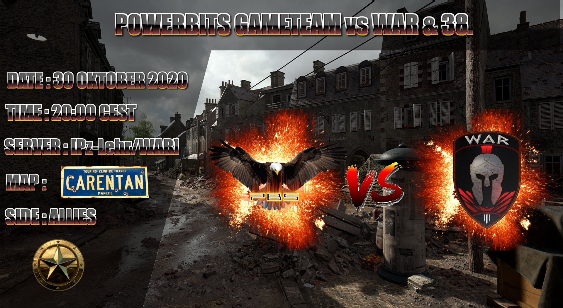 PBS WINS AGAINST WAR 5:0