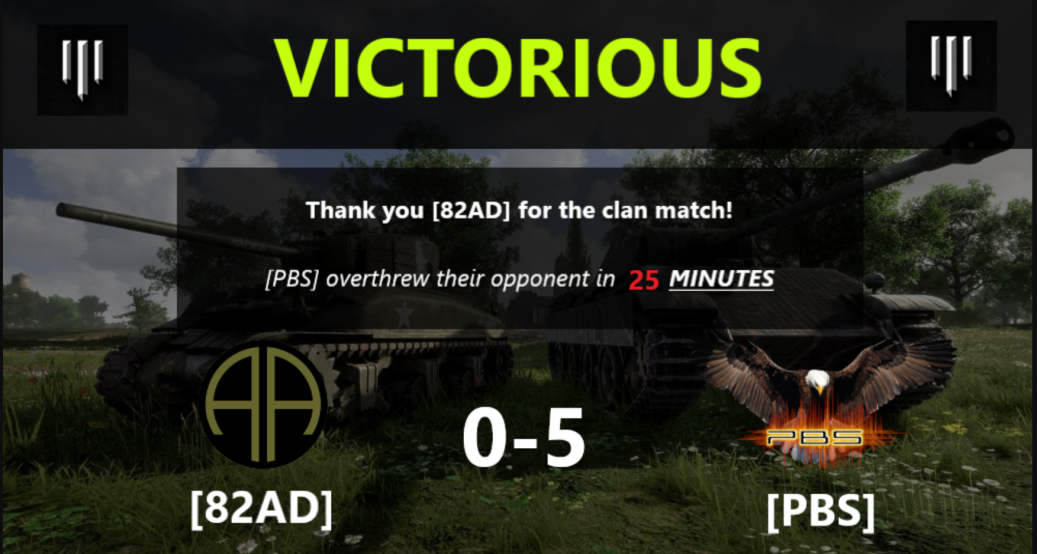 PBS WINS AGAINST 82AD!